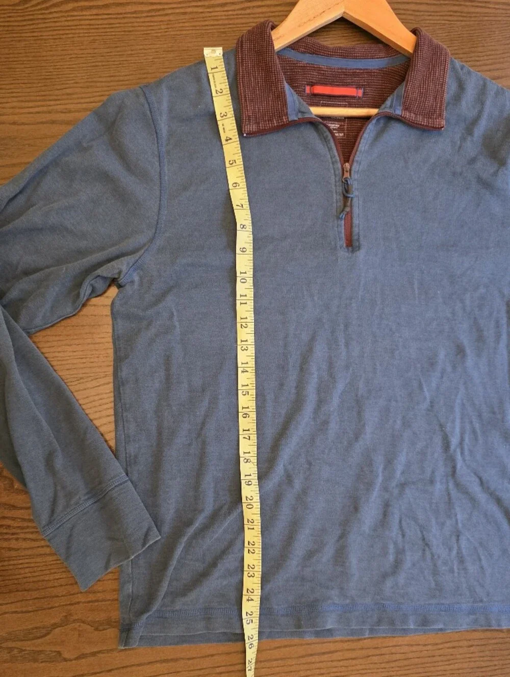 The North Face Blue Long Sleeves Shirt Polo Cotton Pullover Outdoor Gorpcore